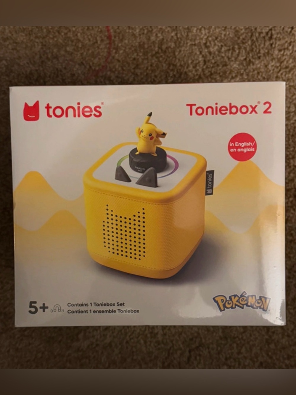 tonies Pokemon Toniebox 2 Starter Set - Yellow
